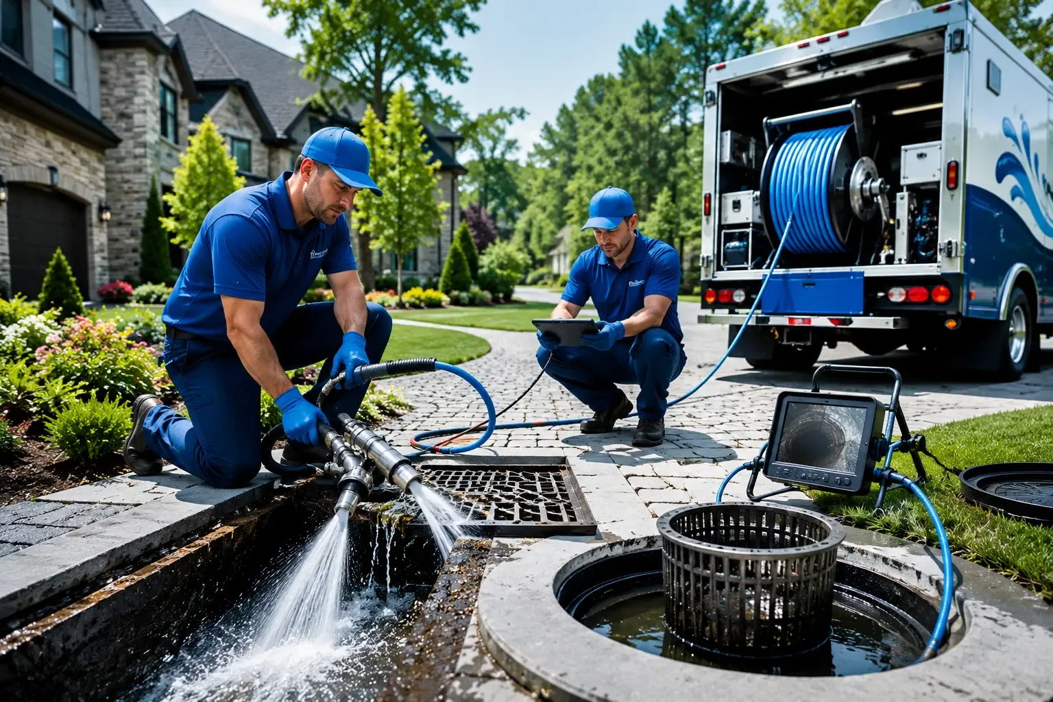 Local outdoor drain cleaning professionals in Aston, PA